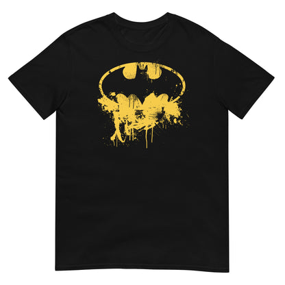 camiseta batman murcielago splatter en color negro