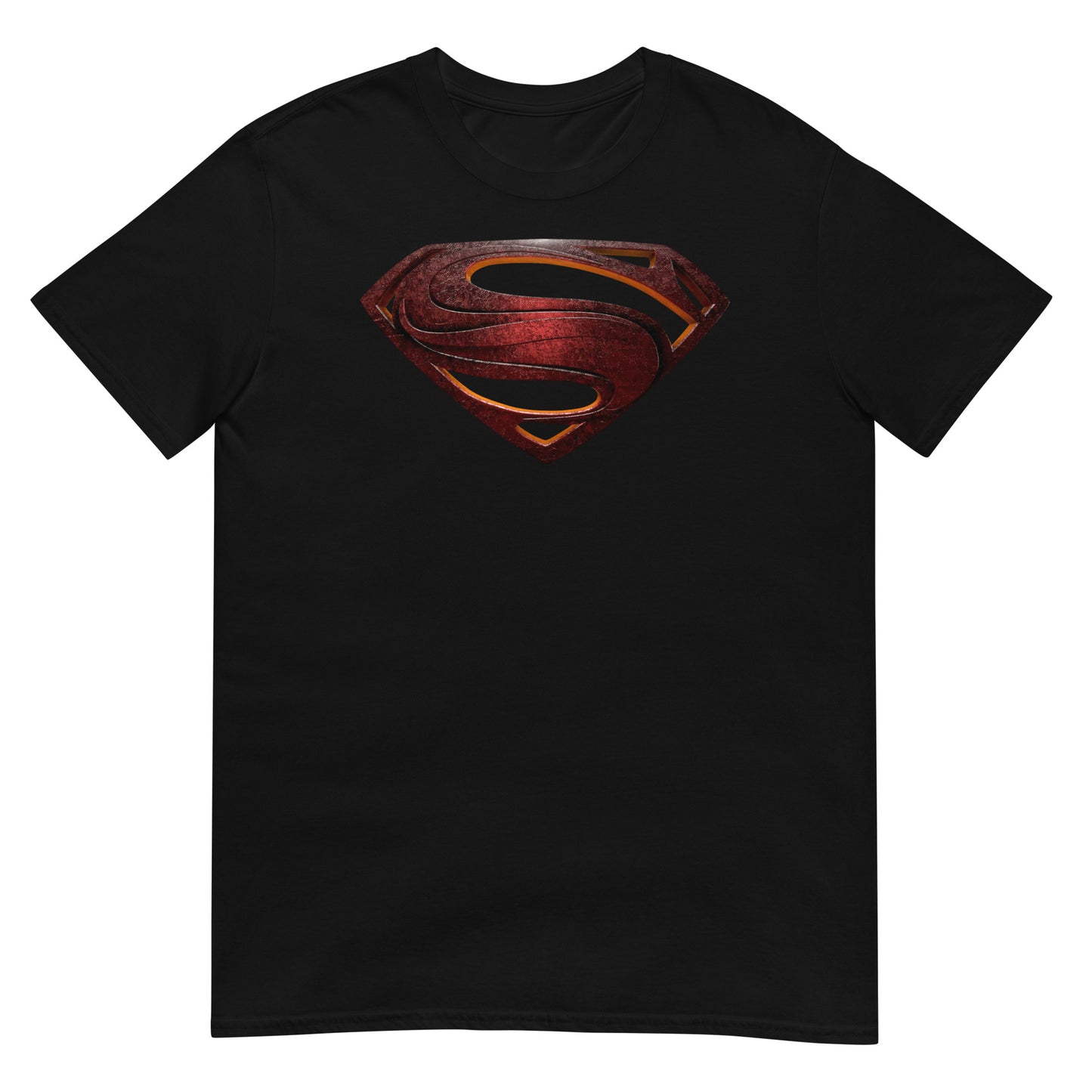 camiseta el hombre de acero superman en color negro