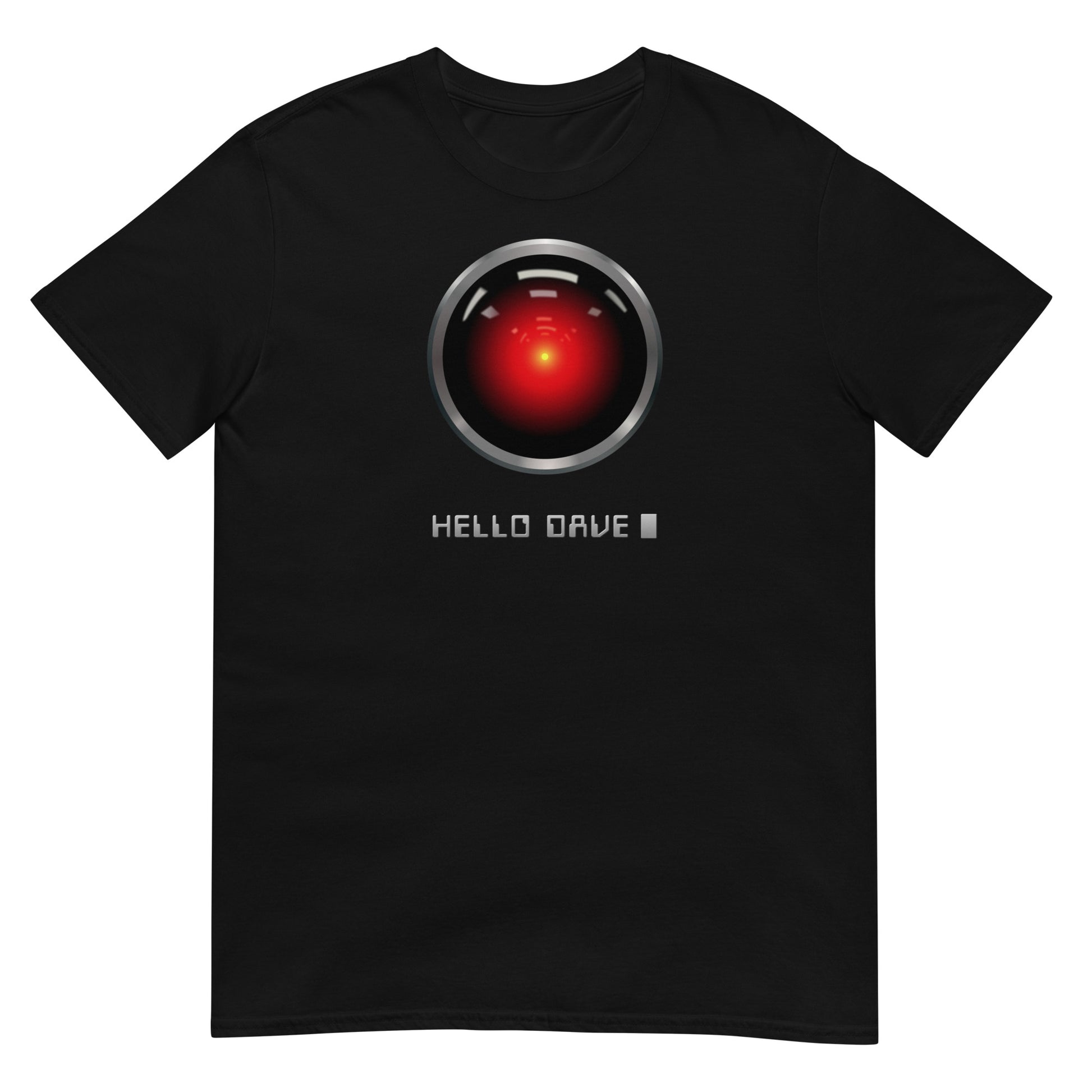 camiseta hal 9000 de 2001 una odisea del espacio en color negro