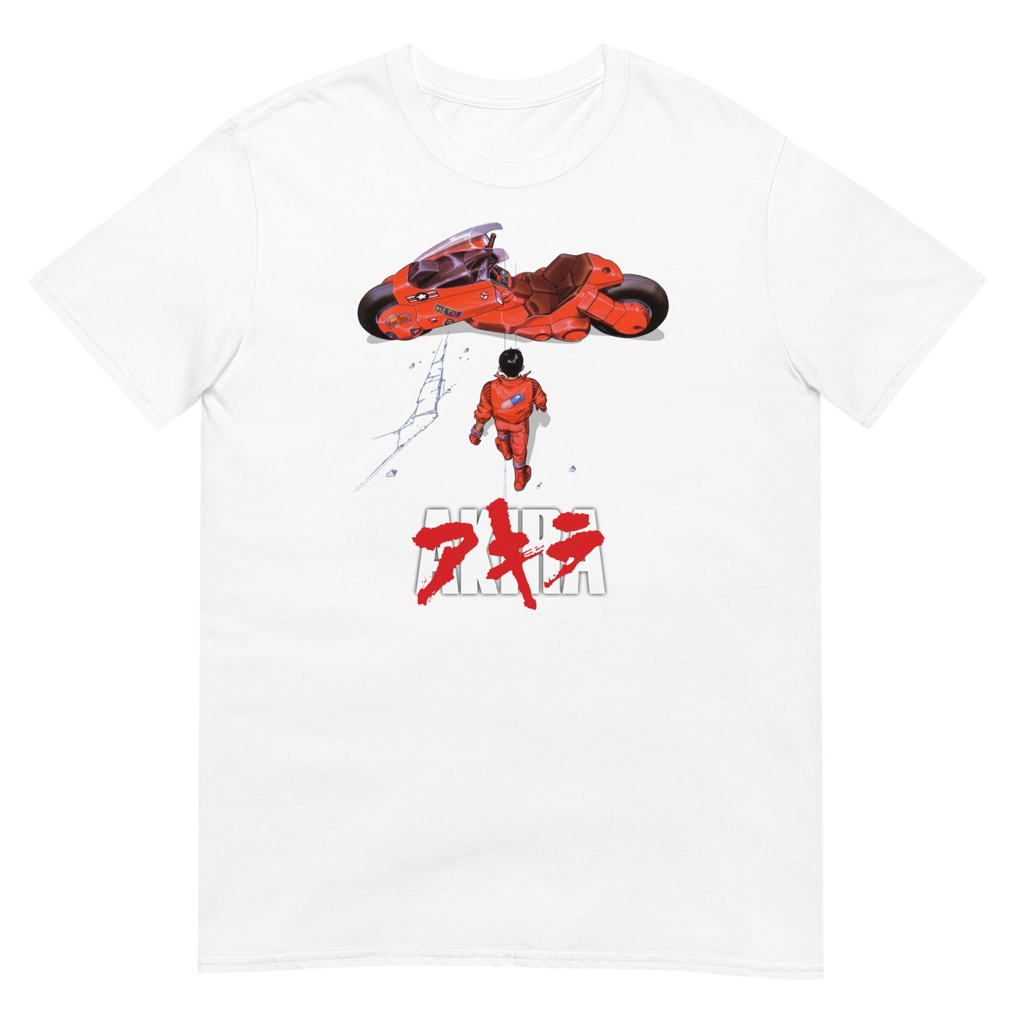 camiseta kaneda moto akira en color blanco