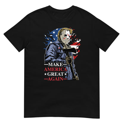 camiseta make america great again de donald trump en color negro