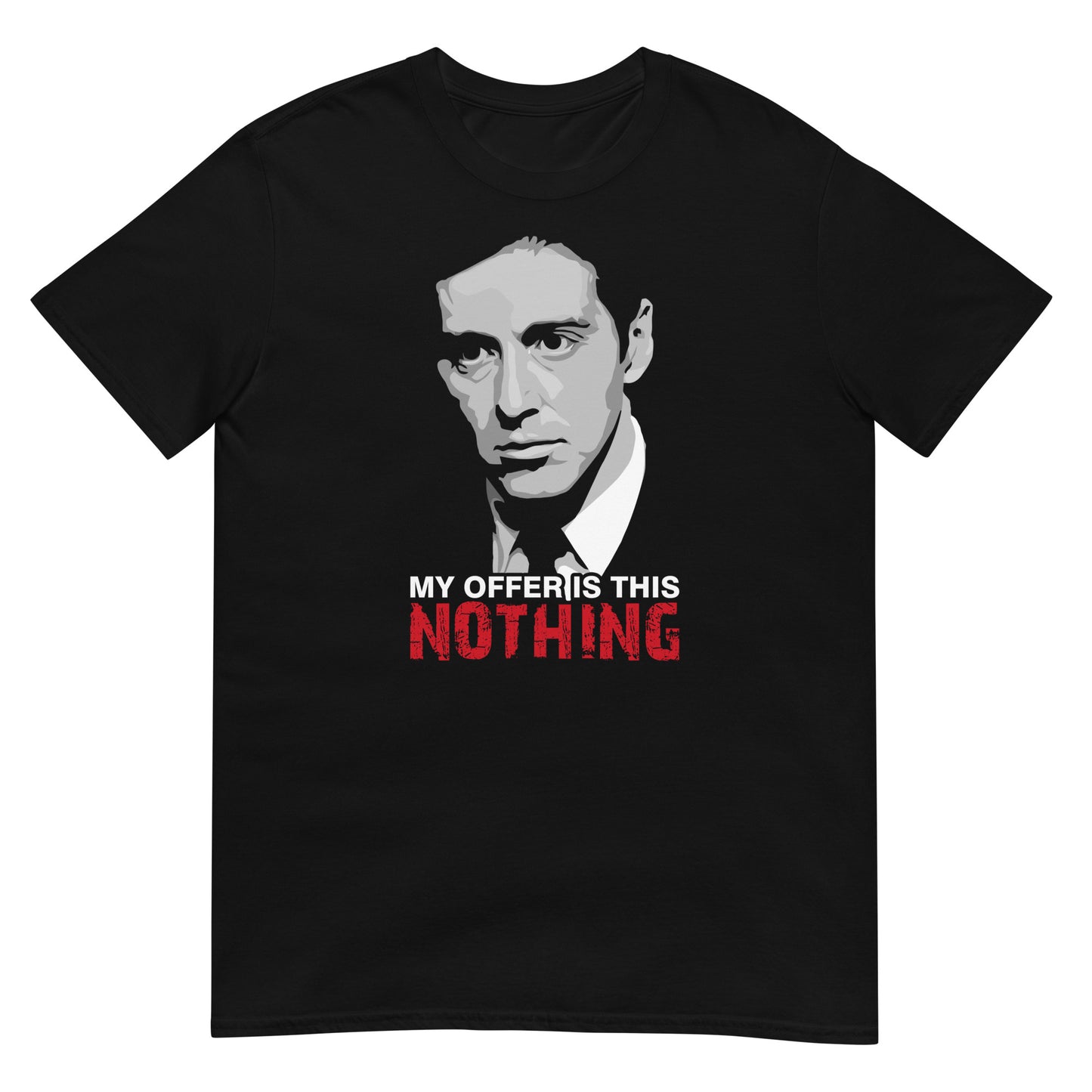 camiseta mi oferta es esta nada el padrino the godfather michael corleone en color negro