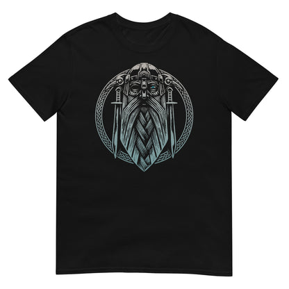 camiseta de odin vikingos en color negro