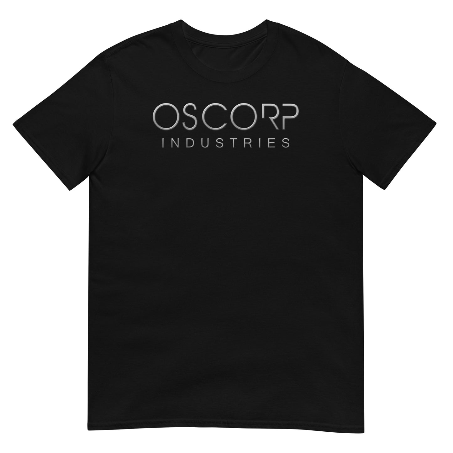 camiseta oscorp industries de spiderman en color negro