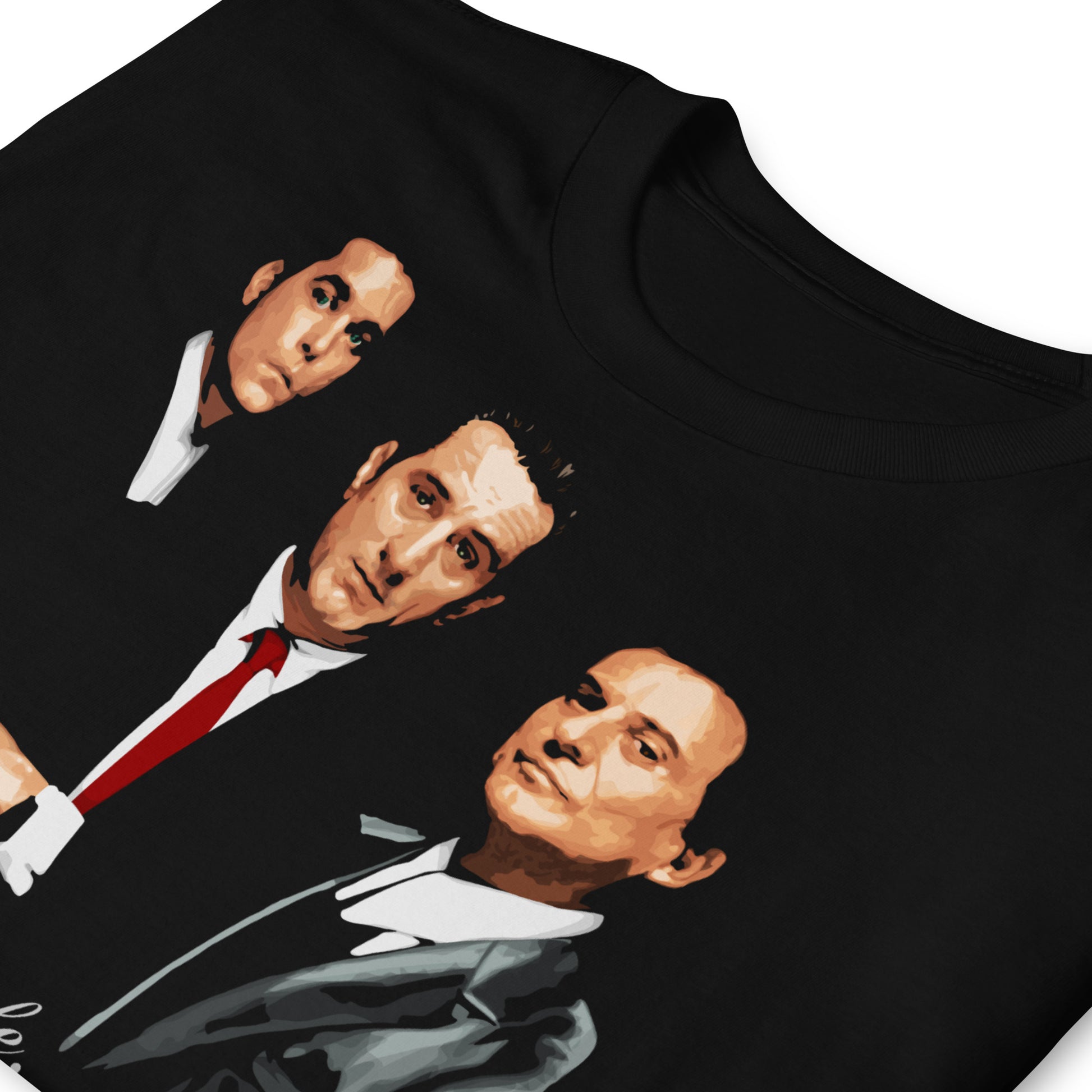 detalle de camiseta quise ser un gangster goodfellas uno de los nuestros en color negro