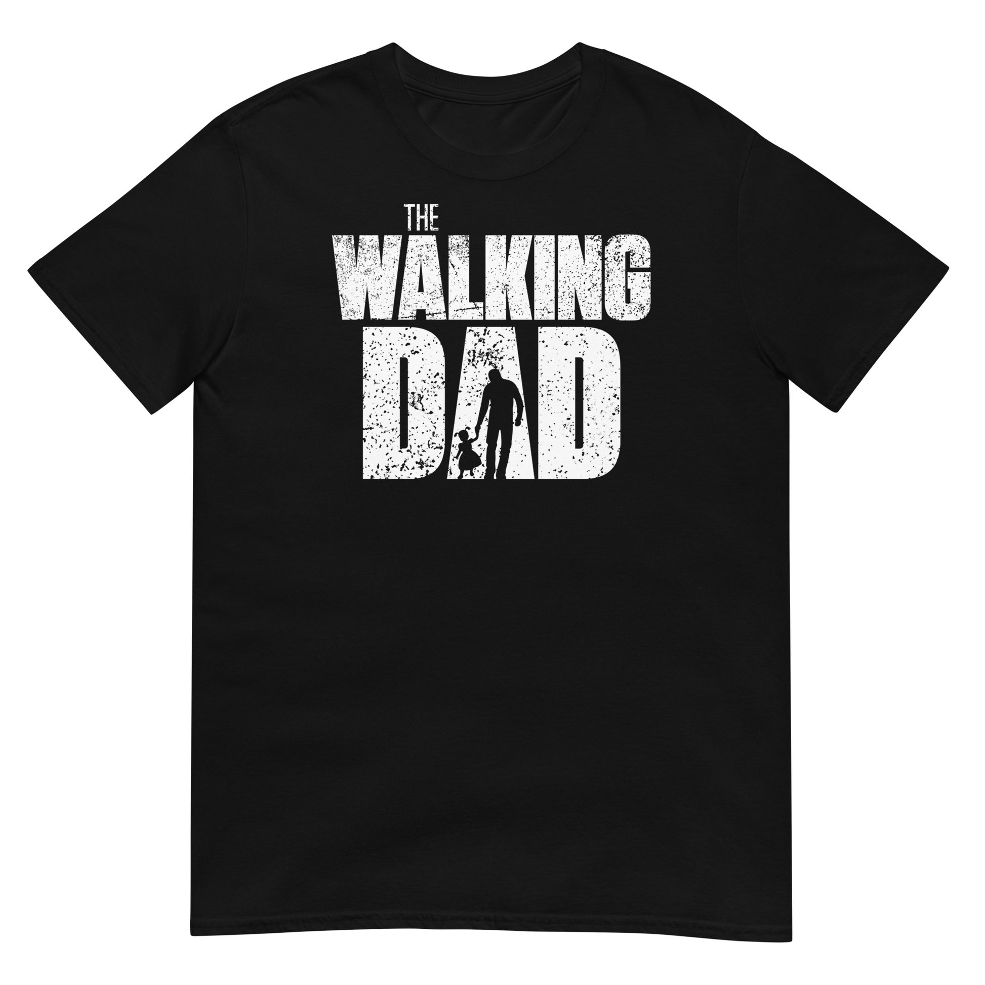 camiseta the walking dad hija regalo dia del padre en color negro