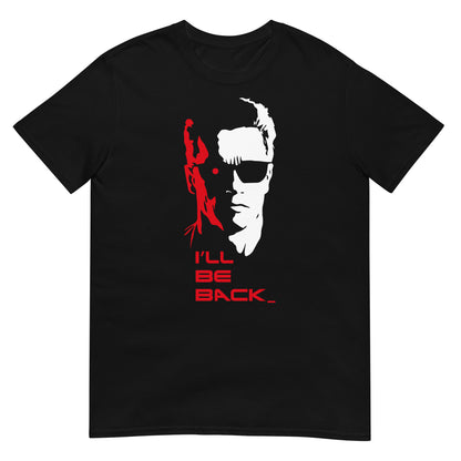 camiseta volvere ill be back terminator en color negro