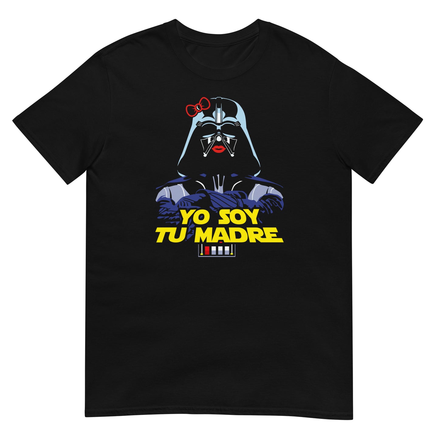 camiseta yo soy tu madre de darth vader de star wars en color negro