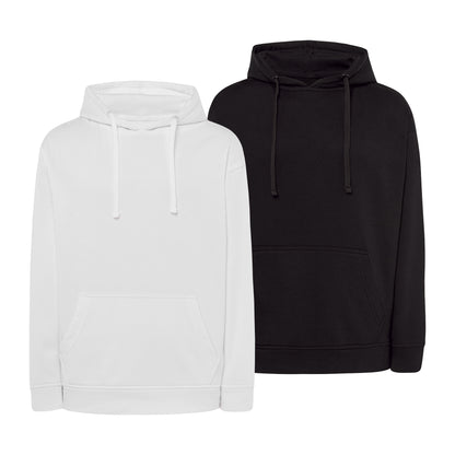 pack de 2 sudaderas con capucha en color blanco y negro