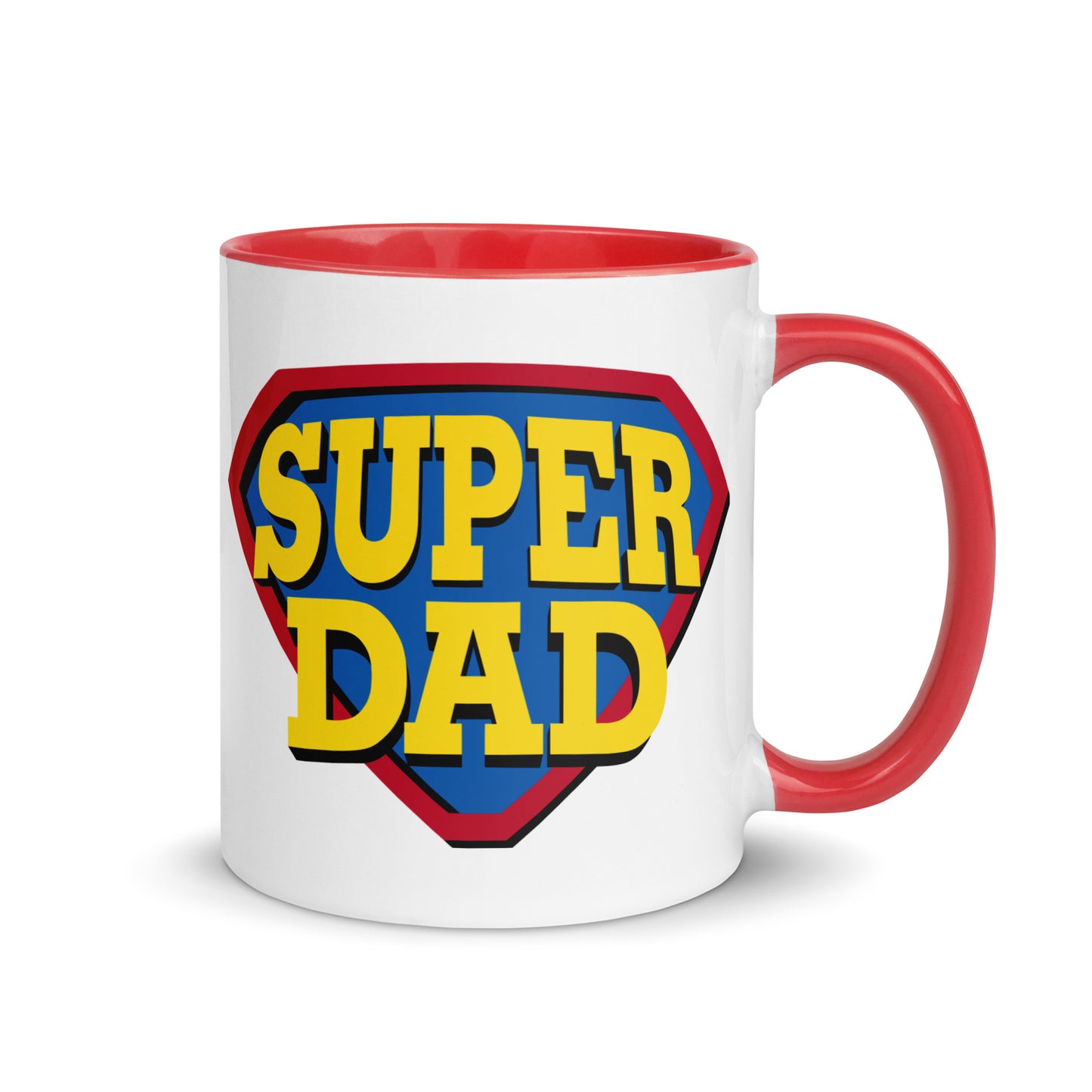 taza super papa superman regalo dia del padre en color rojo