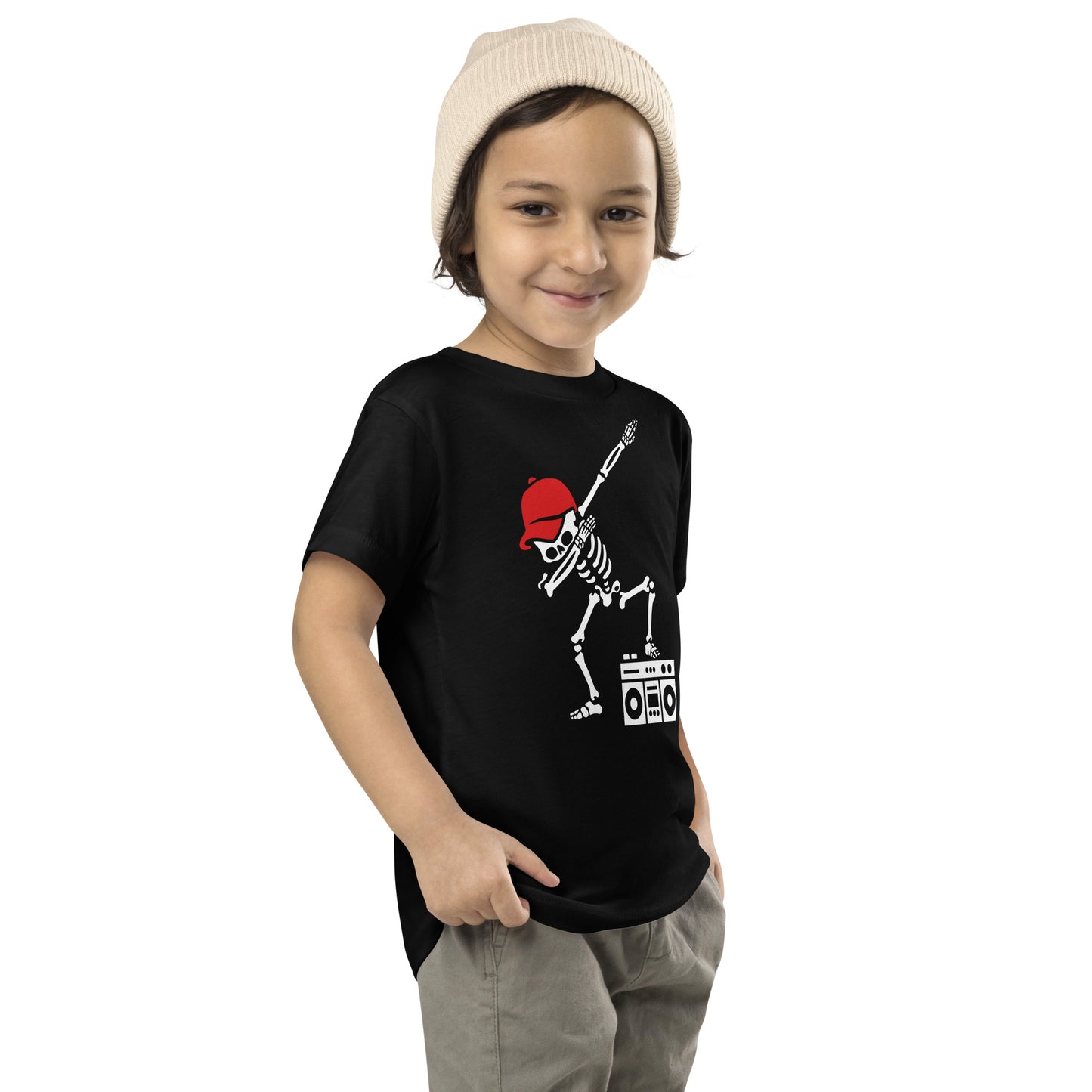 Camiseta de Niño Dabbing Skeleton Boombox