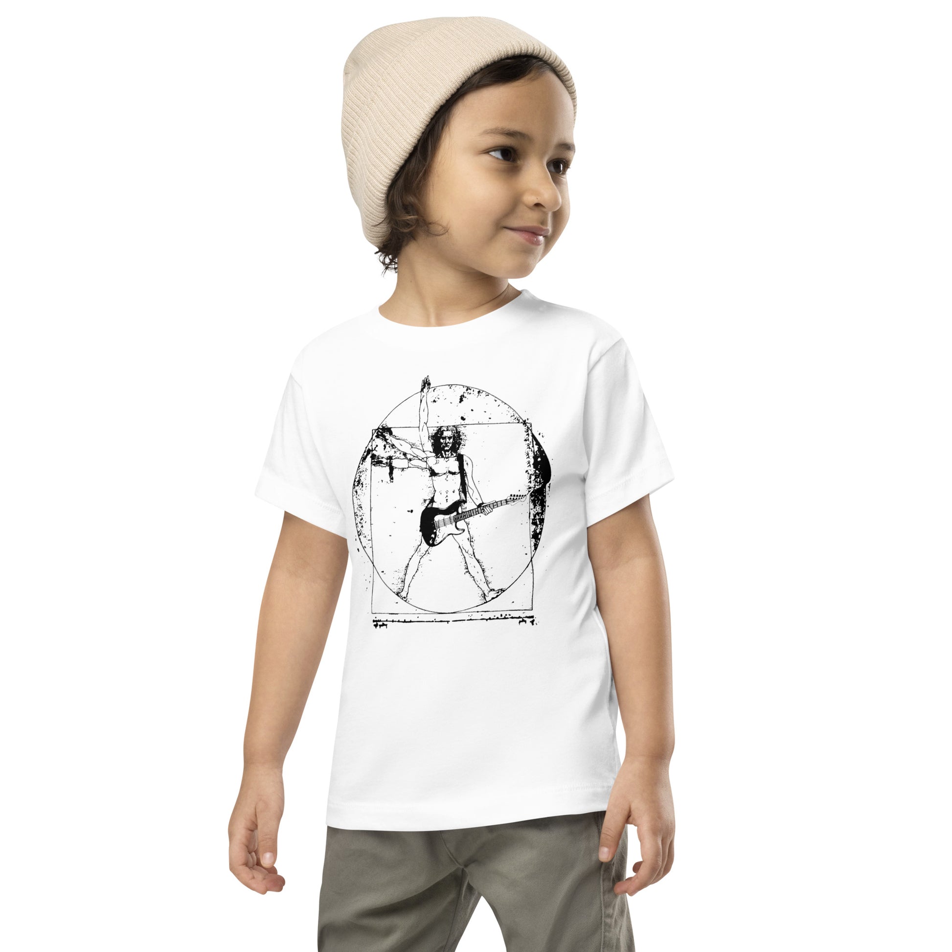 Camiseta de Niño Hombre de Vitruvio Guitarrista