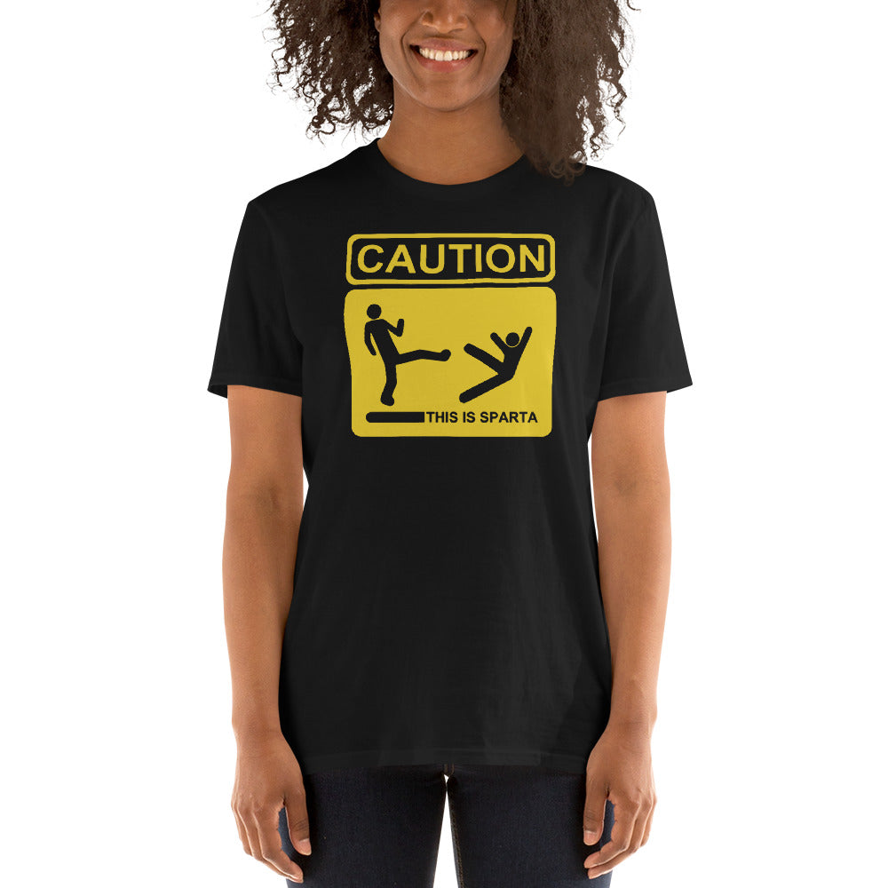 Camiseta Caution This is Sparta