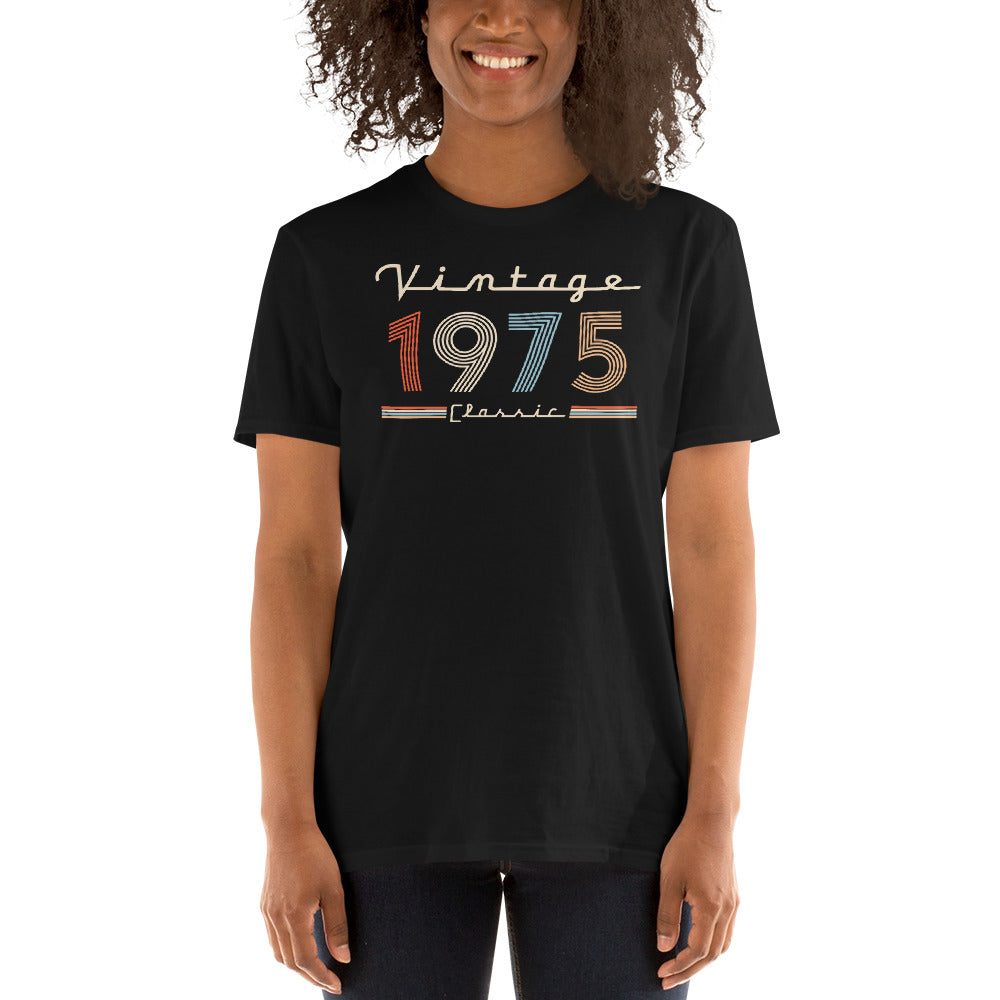 Camiseta 1975 - Vintage Classic - Cumpleaños