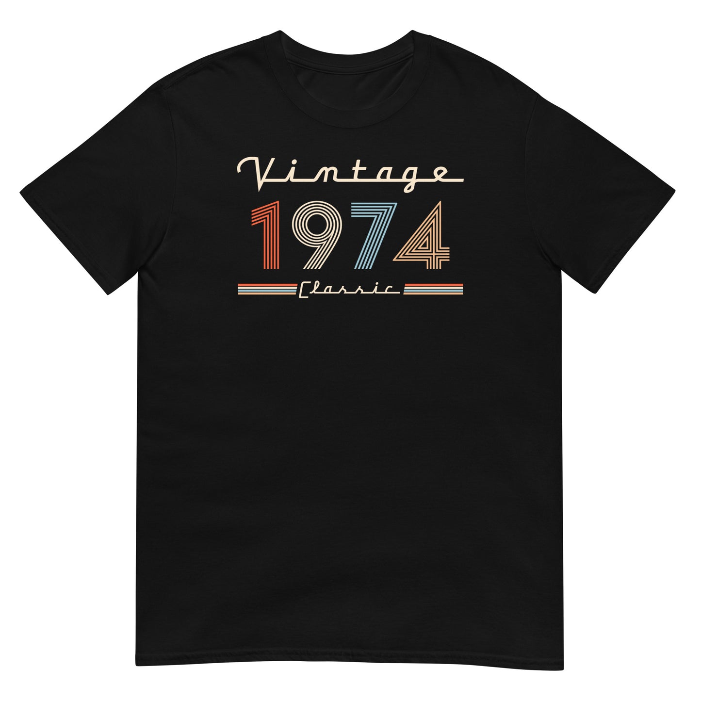 Camiseta 1974 - Vintage Classic - Cumpleaños
