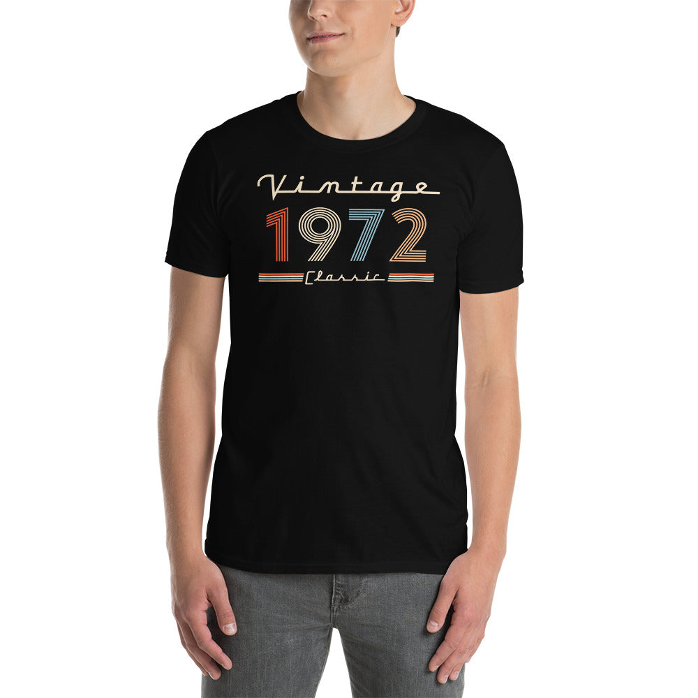 Camiseta 1972 - Vintage Classic - Cumpleaños