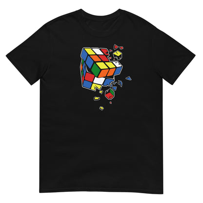 Camiseta Cubo De Rubik Explosión