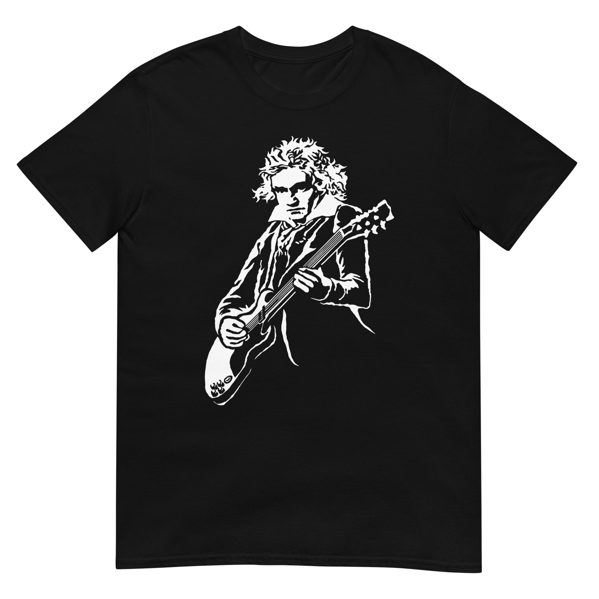 Camiseta Beethoven con Guitarra Eléctrica