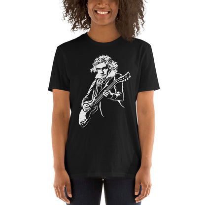 Camiseta Beethoven con Guitarra Eléctrica