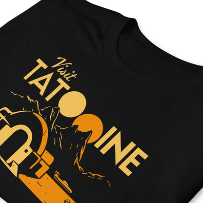 Camiseta Tatooine de Star Wars. Color Negro.