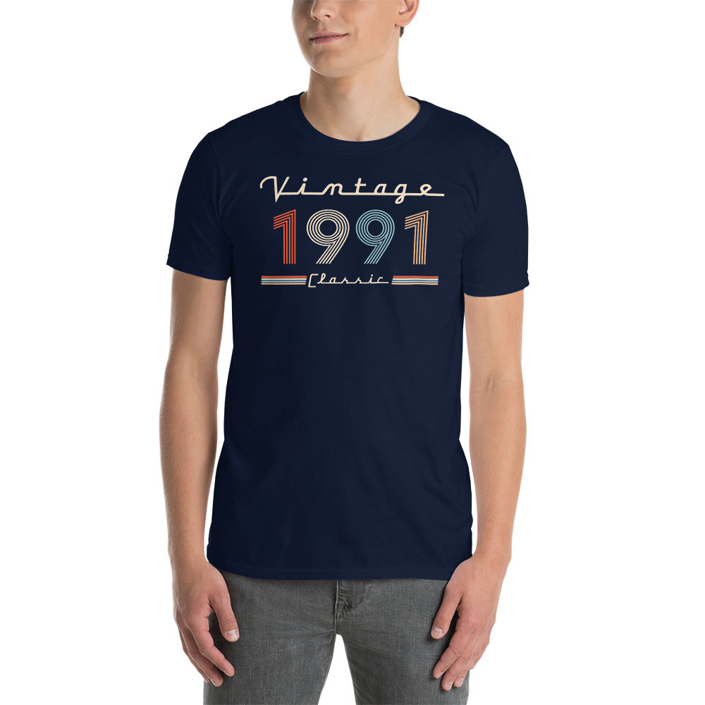 Camiseta 1991 - Vintage Classic - Cumpleaños