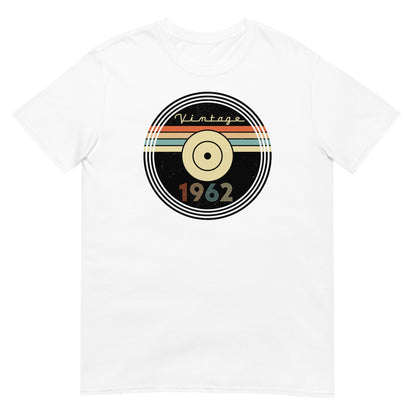 Camiseta 1962 - Vintage - Disco - Cumpleaños