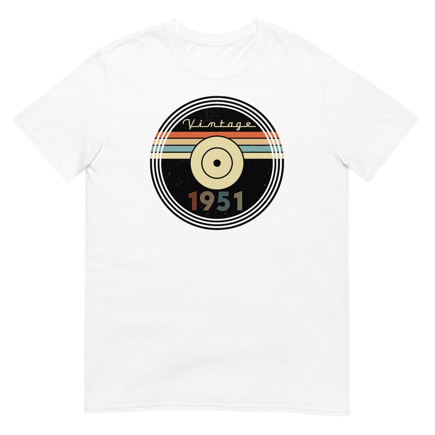 Camiseta 1951 - Vintage - Disco - Cumpleaños