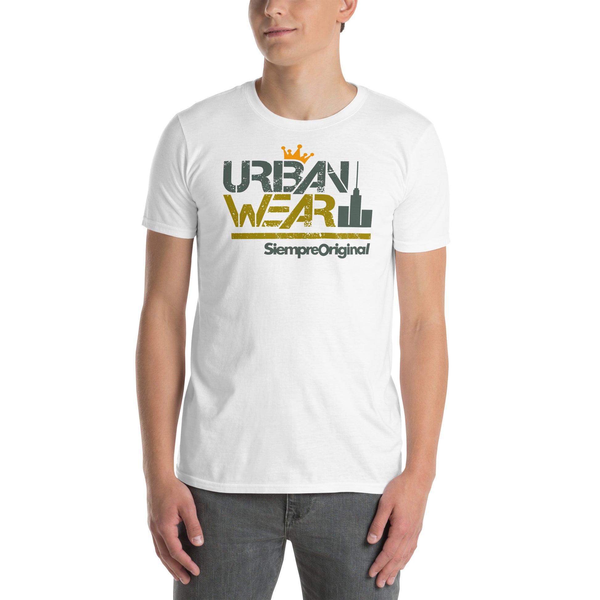 Camiseta Urban Wear de Siempre Original. Color blanco.