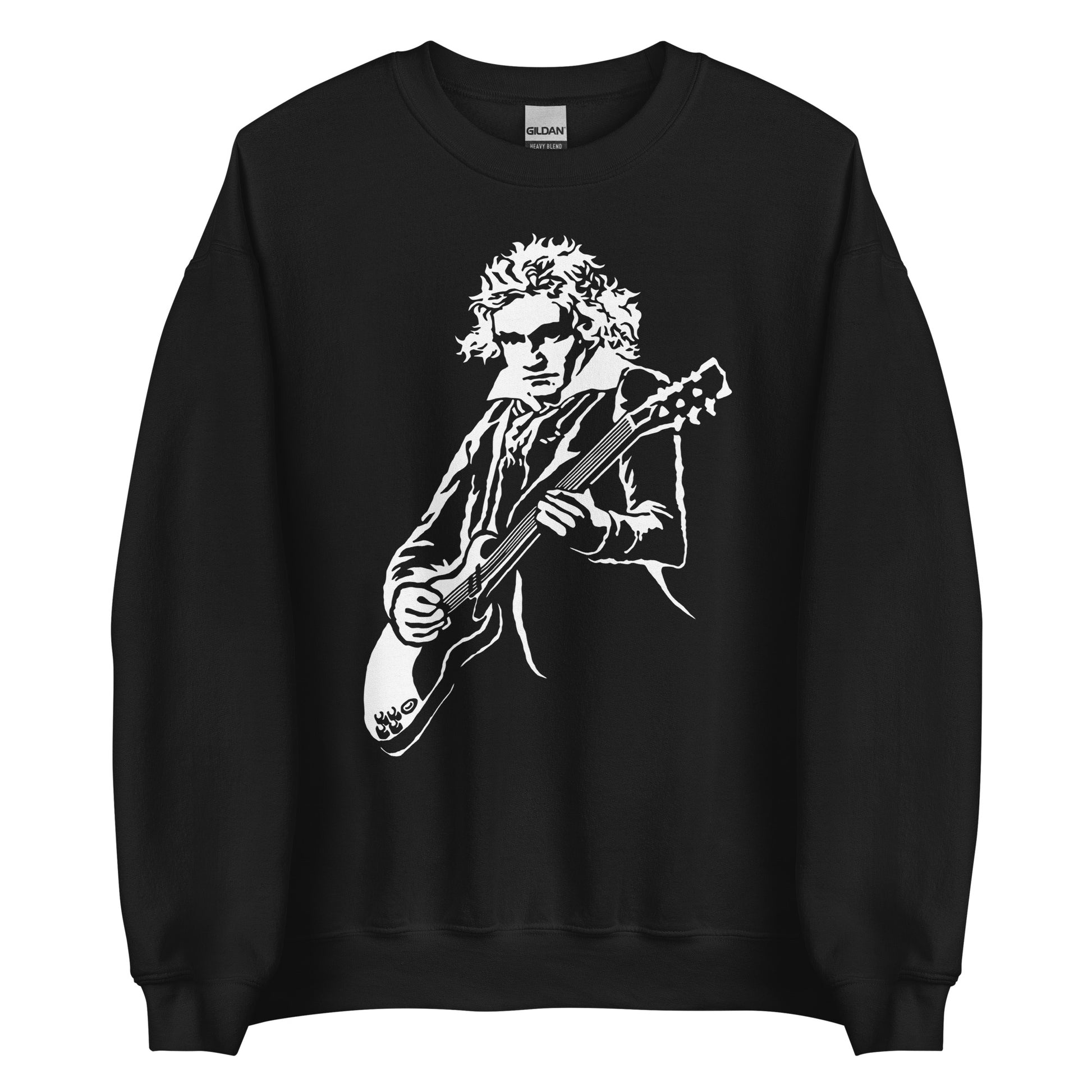 Sudadera Beethoven con Guitarra Eléctrica