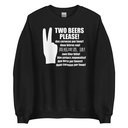 Sudadera Dos Cervezas por Favor! - Multilenguaje