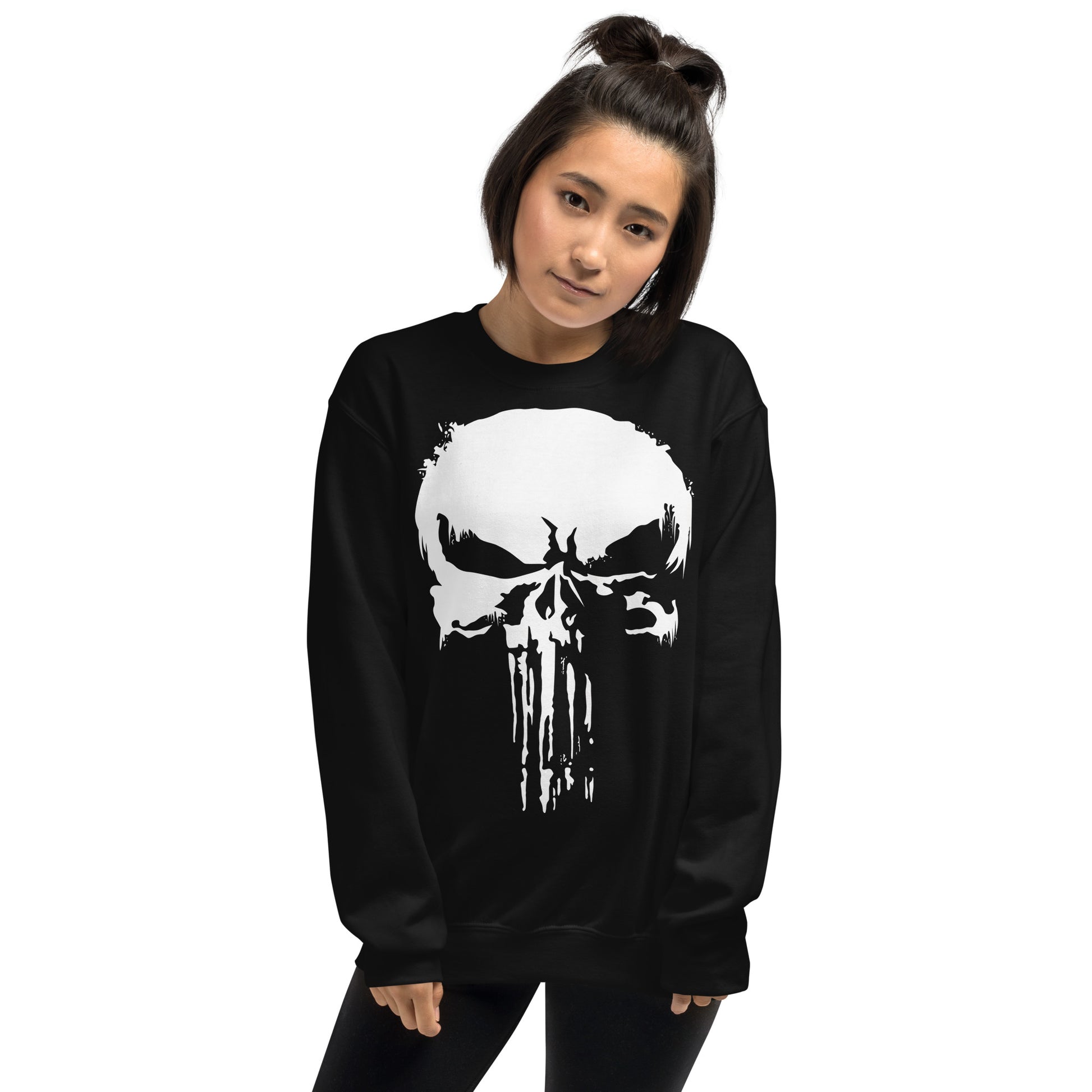 Sudadera Skull de The Punisher. Color Negro.