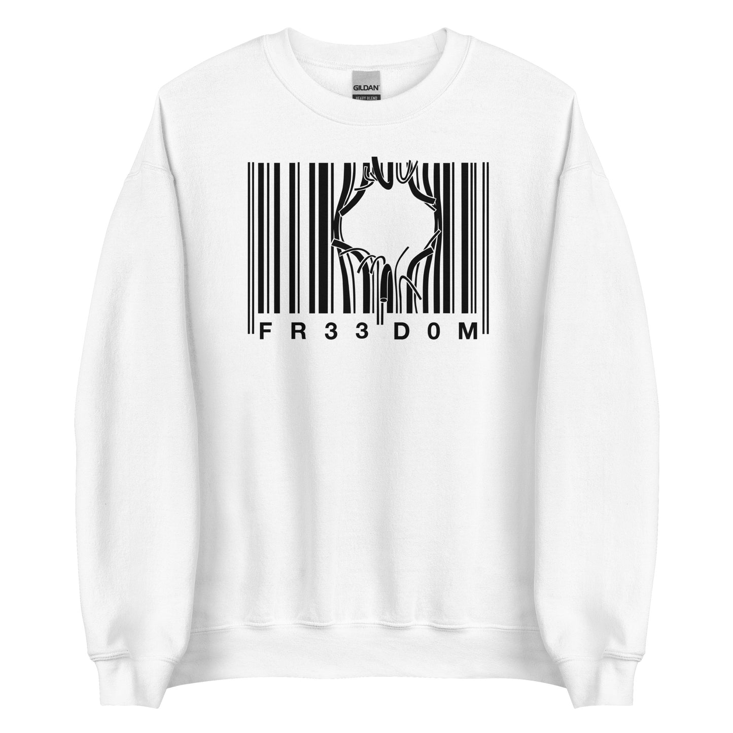 Sudadera Freedom Código de Barras