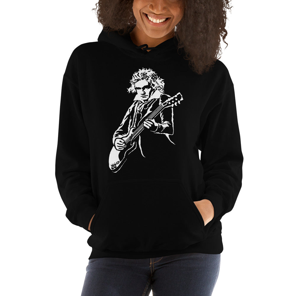 Sudadera Beethoven con Guitarra Eléctrica