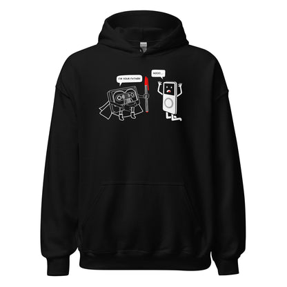 Sudadera Cassette y iPod