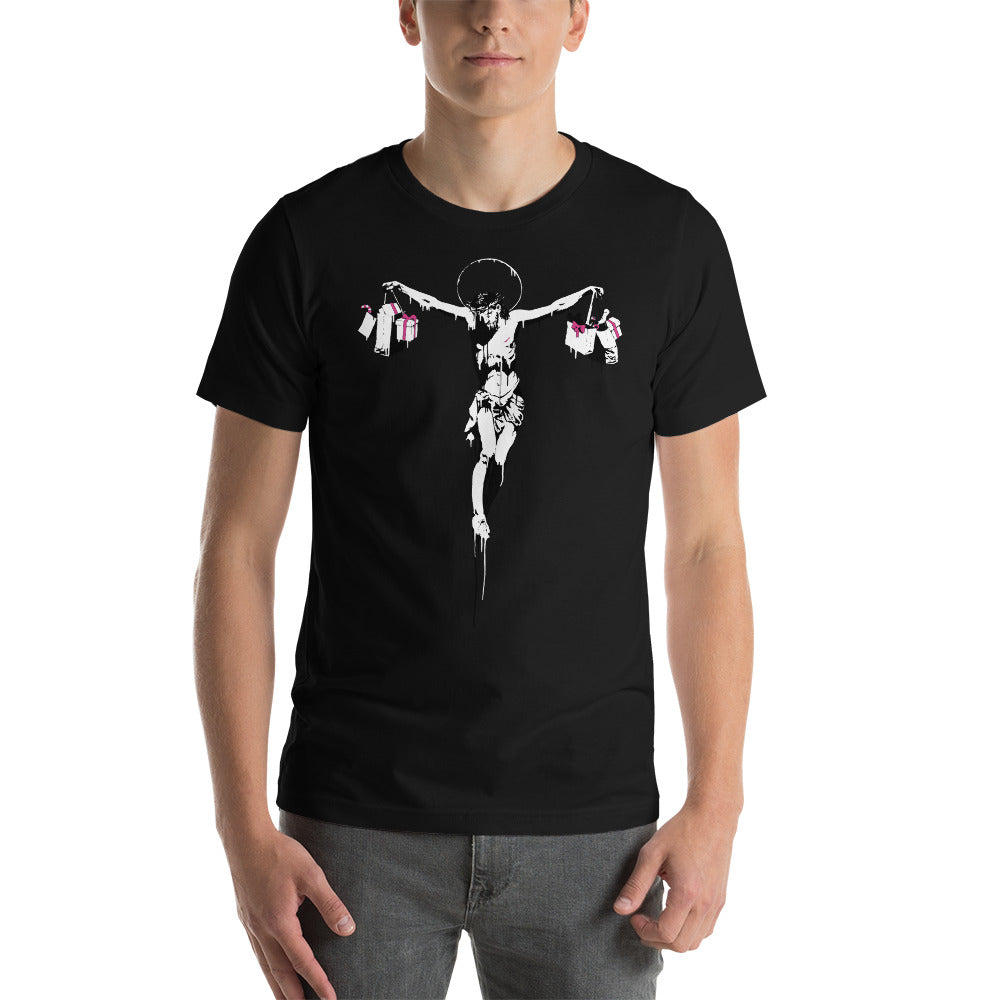 Camiseta Christ With Shopping Bags