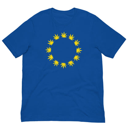 Camiseta Marihuana Bandera de Europa