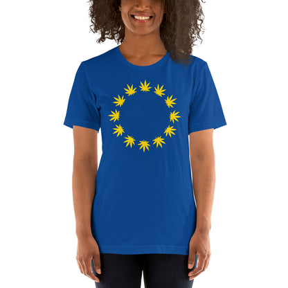 Camiseta Marihuana Bandera de Europa