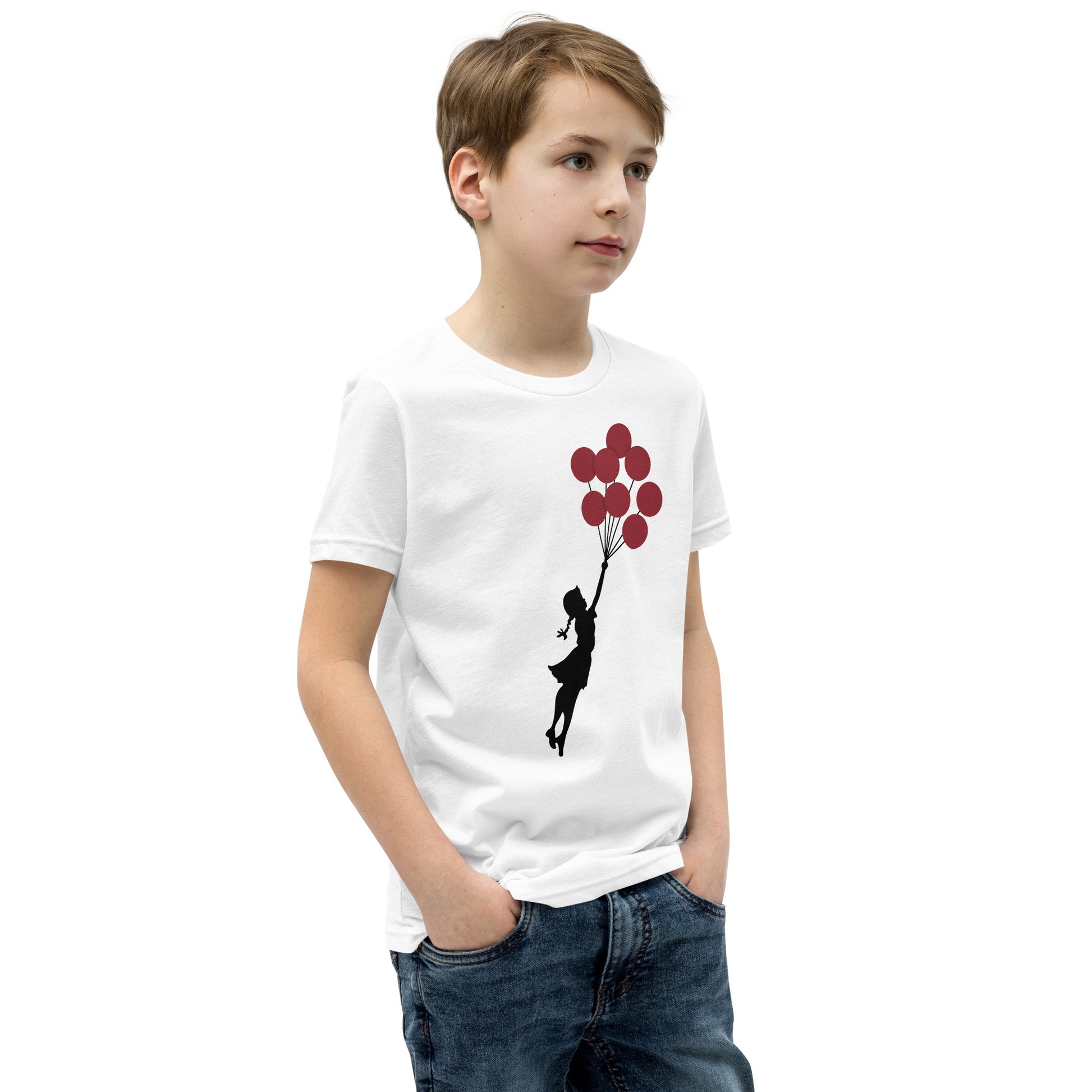 Camiseta de Niño Flying Balloon Girl