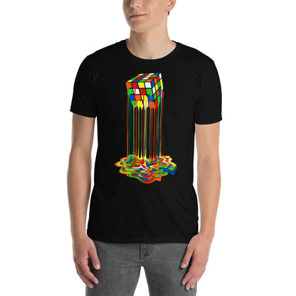 Camiseta Cubo De Rubik Derretido